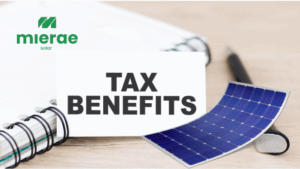 Tax Benefit of Installing Solar