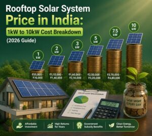 rooftop solar system price in India