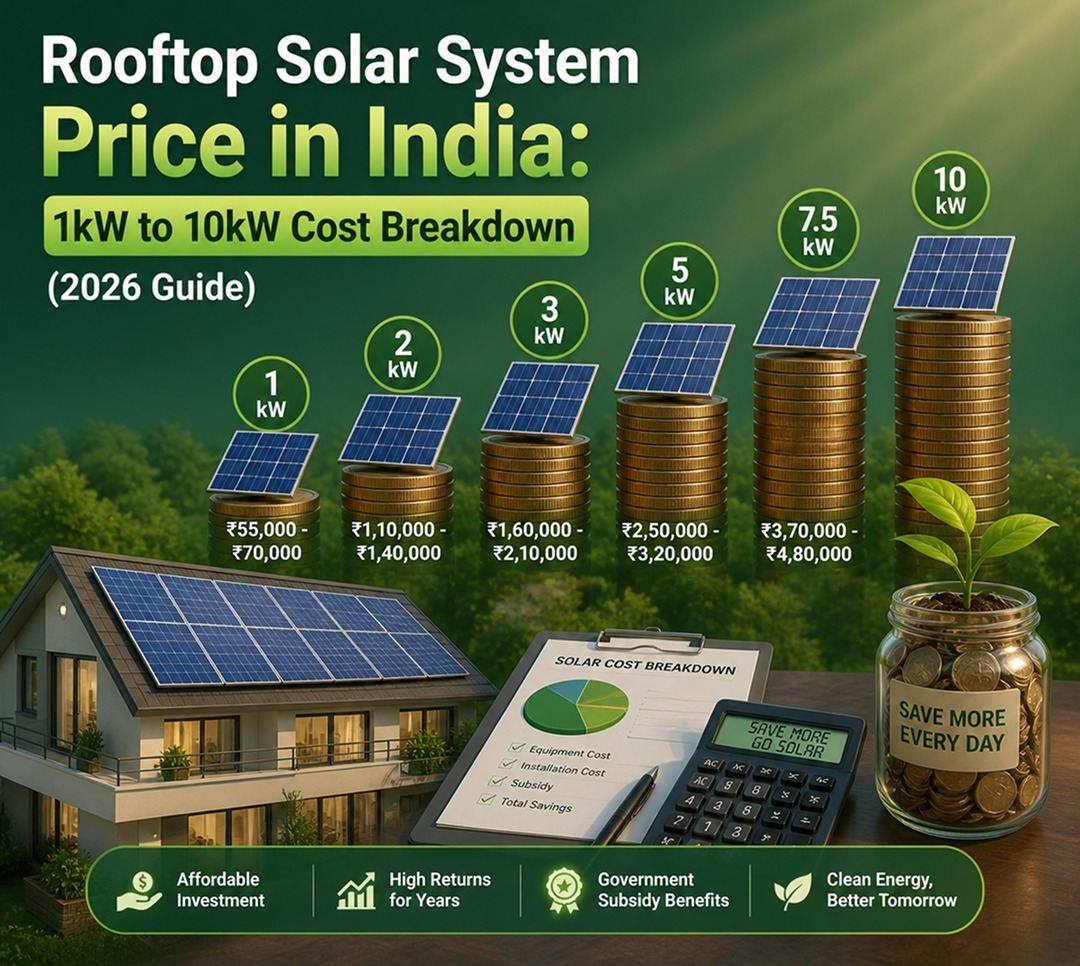 rooftop solar system price in India