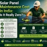 Solar Panel Maintenance Cost in India Is It Really Zero