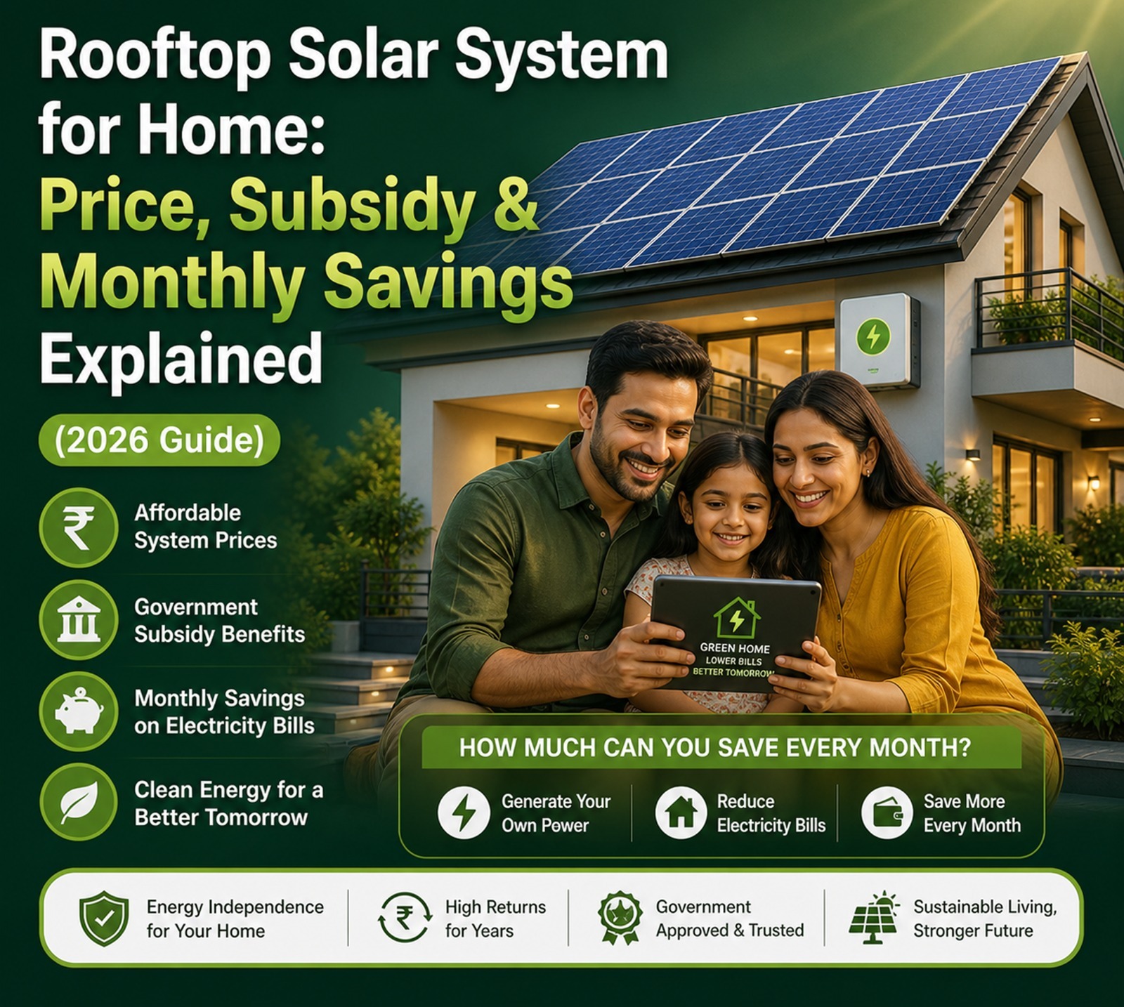 rooftop solar system for home