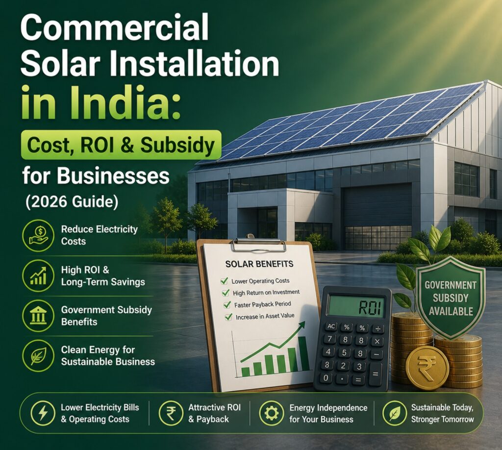 commercial solar installation India