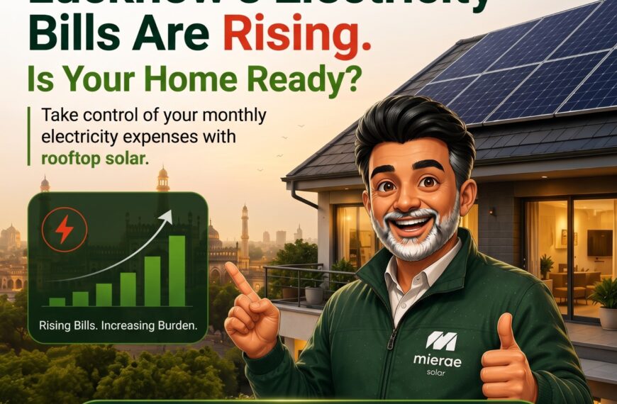 Solar vs Rising Electricity Bills in Lucknow