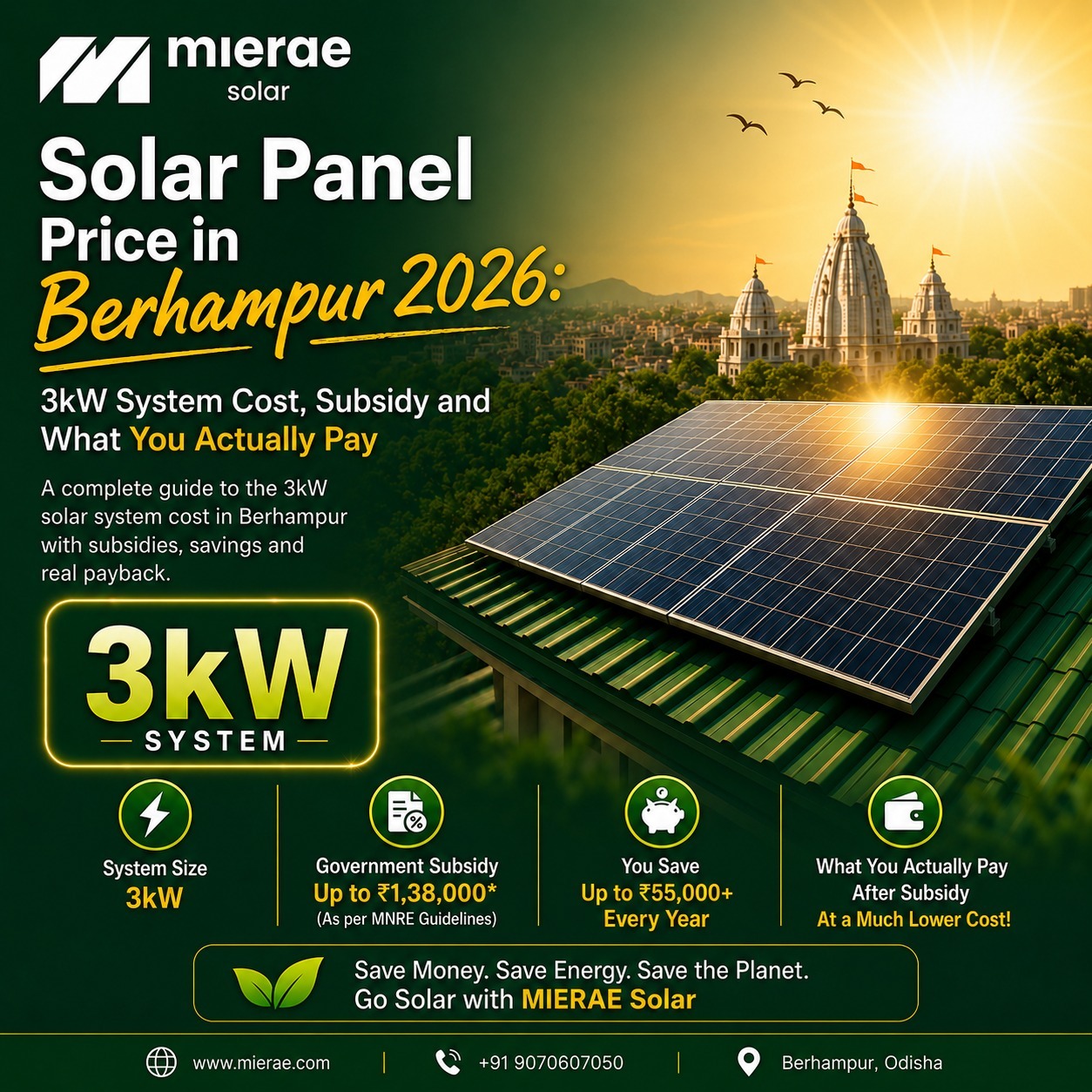 Solar Panel Price in Berhampur