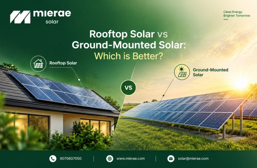 Rooftop solar vs ground-mounted solar systems comparison